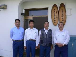 中頓別森林事務所のメンバー