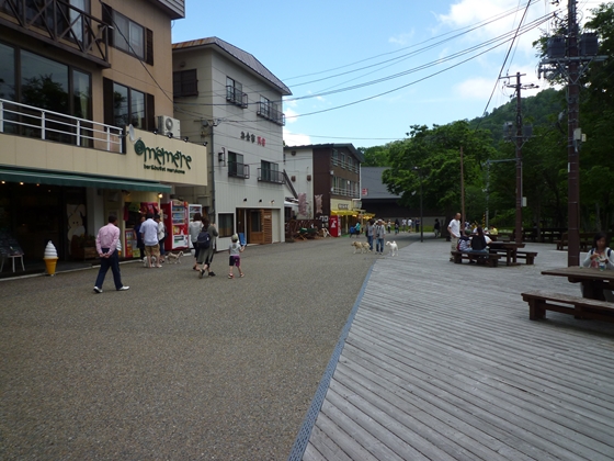 支笏湖温泉街