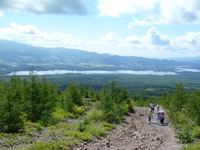 小学生と駒ヶ岳へ登山