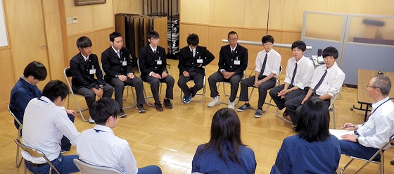 若手職員との交流会