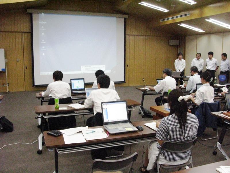 GISの研修中