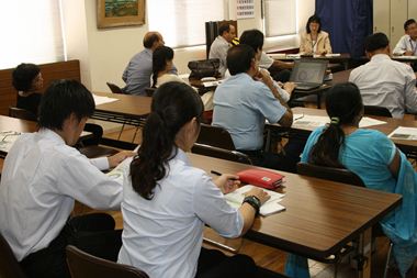JICA研修の見学の様子