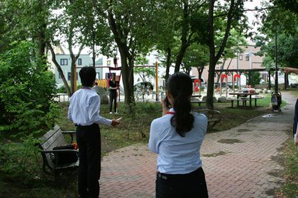 測樹の様子