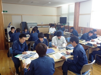 グループ討議をしているところ