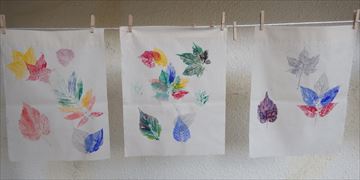 子ども達のタペストリーの作品