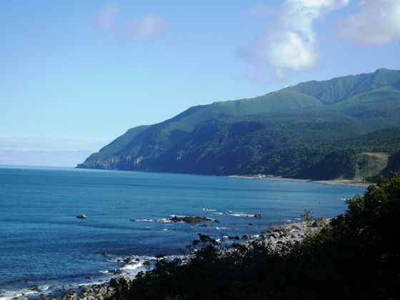 知床半島の風景