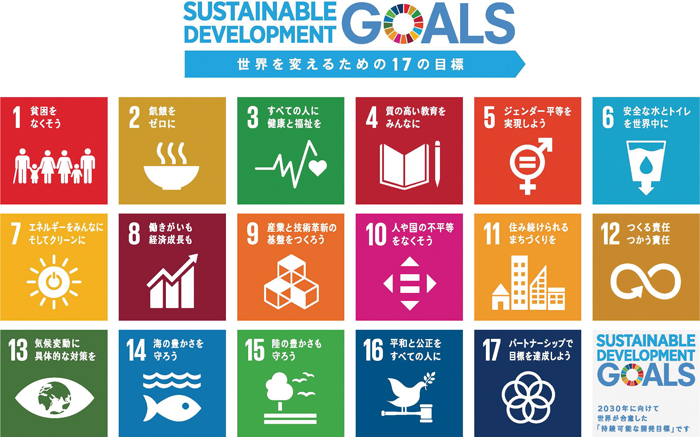 持続可能な世界を実現するための17の目標