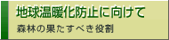 地球温暖化防止に向けて