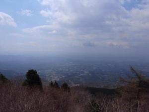 大神岩からの眺めた奈義町