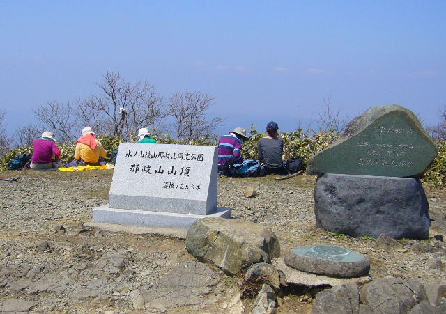 那岐山頂上