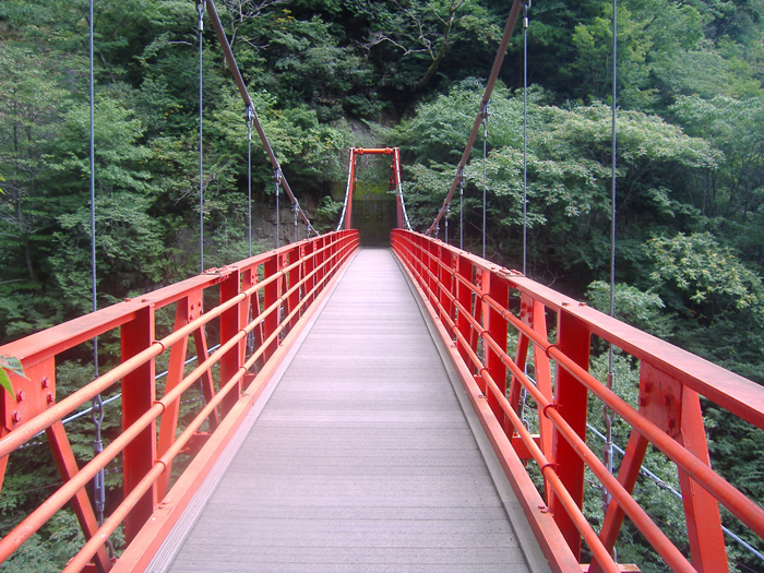 つり橋　【三滝峡】