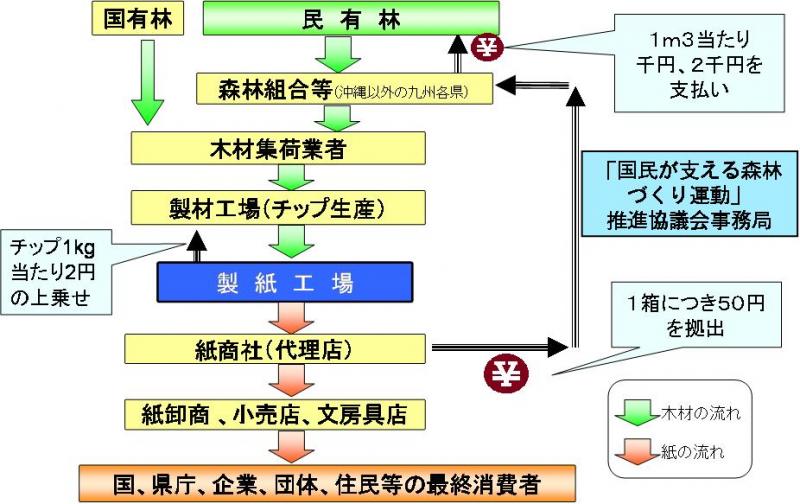 画像：「木になる紙」流通