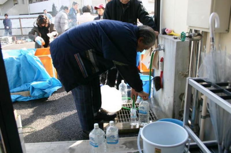 仙台署飲料水の提供