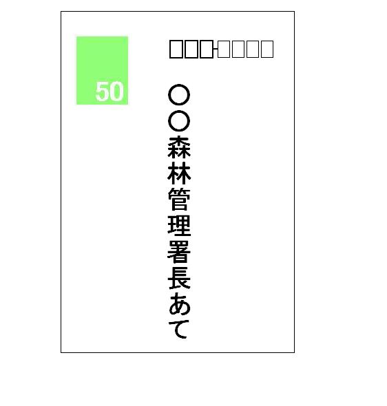 郵便はがき（表）
