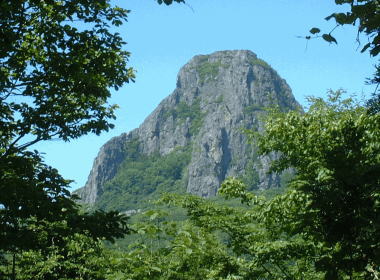 縫道石山の全景