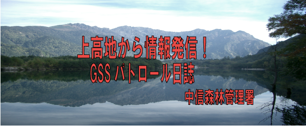 上高地から情報発信！GSSパトロール日誌