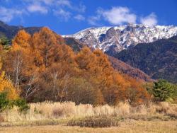 八ヶ岳山麓の秋