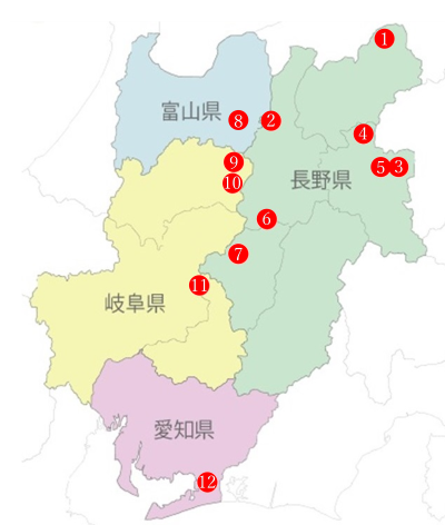 「多様な活動の森」位置図