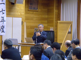 森林総合研究所北海道支所の佐々木氏による基調講演2