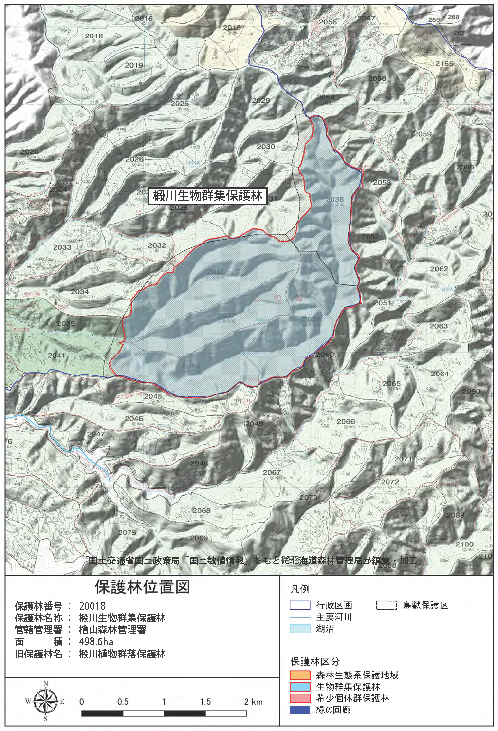 椴川位置図