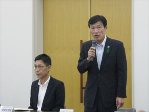 新島森林管理局長の挨拶