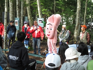 足寄町のマスコットあゆみちゃん