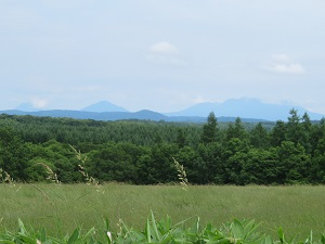 雄阿寒岳、フップシ岳、雌阿寒岳、阿寒富士