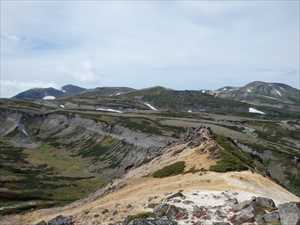 赤岳山頂からの眺め