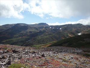 黒岳の山頂からの景色