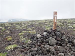 小泉岳の標柱