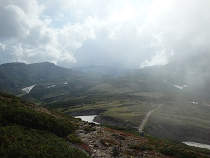 ポン黒岳より雲ノ平方面