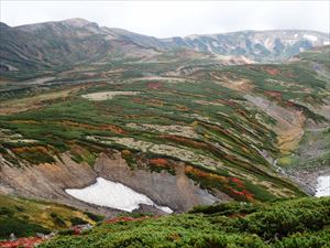 桂月岳から雲ノ平方面