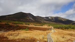 第二花畑と緑岳 