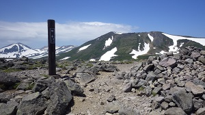 緑岳山頂