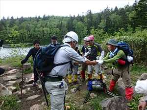 登山ルールとマナーの啓発活動