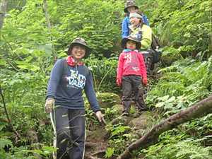 8合目で出会った登山者