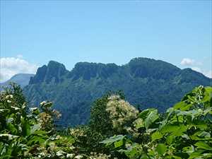 山頂からの定山渓天狗岳