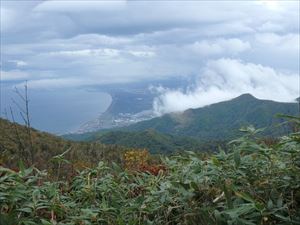 山頂から見える景色です