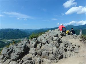 山頂の様子