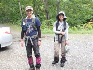 定山渓天狗岳の登山者２