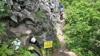 歩道の様子