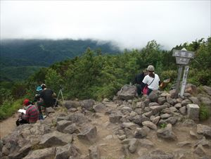 本日は雲がかかり、山頂から羊蹄山等は確認できませんでした