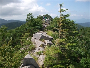 山頂の様子