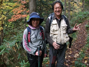 冷水小屋まで散策する予定