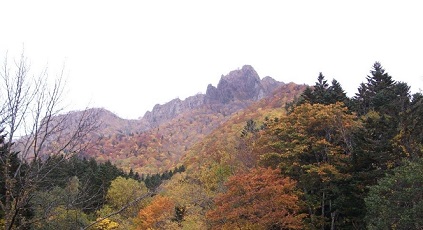 定山渓天狗岳山頂の様子