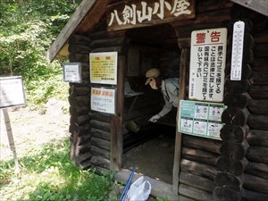 各小屋の清掃