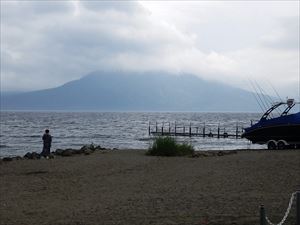 本日は天候に恵まれず、風不死岳、恵庭岳等の全景は展望できませんでした。