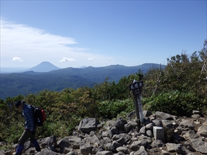 山頂の様子