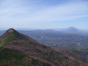 ホロホロ山から見た徳舜瞥山