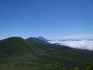 手前から、チセヌプリ・ニトヌプリ・ニセコアンヌプリ・羊蹄山。
